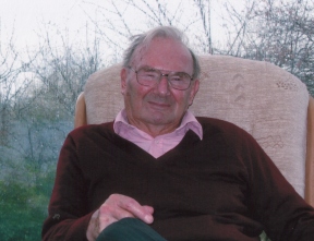 John Hick at home in 2006